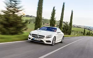 Cars wallpapers Mercedes-Benz S500 Coupe 4MATIC AMG Sports Package - 2014