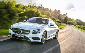 Cars wallpapers Mercedes-Benz S500 Coupe 4MATIC AMG Sports Package - 2014