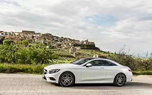 Cars wallpapers Mercedes-Benz S500 Coupe 4MATIC AMG Sports Package - 2014