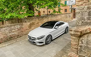 Cars wallpapers Mercedes-Benz S500 Coupe 4MATIC AMG Sports Package - 2014