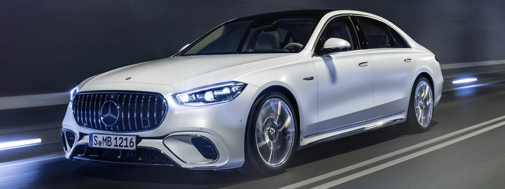 Cars wallpapers Mercedes-AMG S 63 E Performance (Cashmere White Magno) - 2023 - Car wallpapers