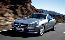 Cars wallpapers Mercedes-Benz SLK350 iridium silver - 2011