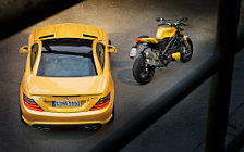 Cars wallpapers Mercedes-Benz SLK55 AMG and Ducati Streetfighter 848 - 2011