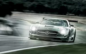 Cars wallpapers Mercedes-Benz SLS AMG GT3 45th Anniversary - 2012