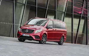 Cars wallpapers Mercedes-Benz V-class Designo Hyacinth Red Metallic - 2017