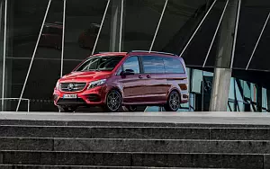 Cars wallpapers Mercedes-Benz V-class Designo Hyacinth Red Metallic - 2017