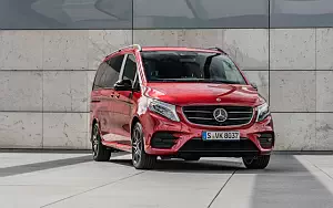 Cars wallpapers Mercedes-Benz V-class Designo Hyacinth Red Metallic - 2017