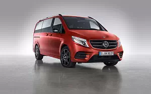 Cars wallpapers Mercedes-Benz V-class Designo Hyacinth Red Metallic - 2017