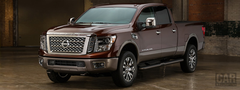 Cars wallpapers Nissan Titan Crew Cab XD Platinum Reserve - 2016 - Car wallpapers