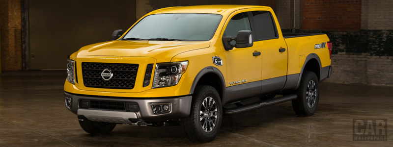 Cars wallpapers Nissan Titan Crew Cab XD PRO4X - 2016 - Car wallpapers