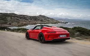 Cars wallpapers Porsche 911 Speedster (Guards Red) - 2019