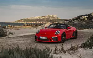 Cars wallpapers Porsche 911 Speedster (Guards Red) - 2019