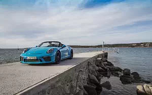 Cars wallpapers Porsche 911 Speedster (Miami Blue) - 2019