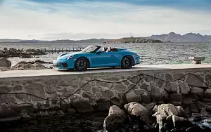 Cars wallpapers Porsche 911 Speedster (Miami Blue) - 2019