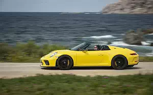 Cars wallpapers Porsche 911 Speedster (Racing Yellow) - 2019