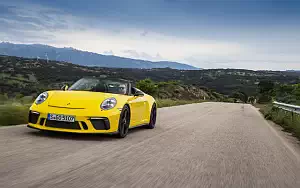 Cars wallpapers Porsche 911 Speedster (Racing Yellow) - 2019