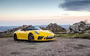 Cars wallpapers Porsche 911 Speedster (Racing Yellow) - 2019