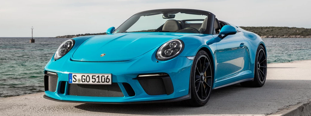 Cars wallpapers Porsche 911 Speedster (Miami Blue) - 2019 - Car wallpapers