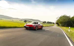 Cars wallpapers Porsche 911 Carrera Coupe (Guards Red) - 2019