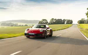 Cars wallpapers Porsche 911 Carrera Coupe (Guards Red) - 2019