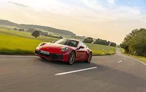 Cars wallpapers Porsche 911 Carrera Coupe (Guards Red) - 2019