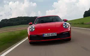 Cars wallpapers Porsche 911 Carrera Coupe (Guards Red) - 2019