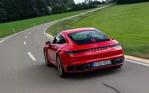 Cars wallpapers Porsche 911 Carrera Coupe (Guards Red) - 2019