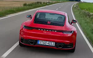 Cars wallpapers Porsche 911 Carrera Coupe (Guards Red) - 2019