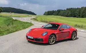 Cars wallpapers Porsche 911 Carrera Coupe (Guards Red) - 2019