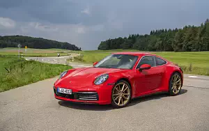 Cars wallpapers Porsche 911 Carrera Coupe (Guards Red) - 2019