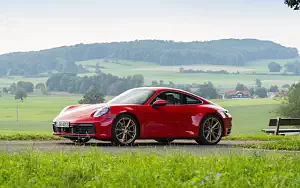 Cars wallpapers Porsche 911 Carrera Coupe (Guards Red) - 2019