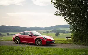 Cars wallpapers Porsche 911 Carrera Coupe (Guards Red) - 2019