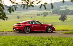 Cars wallpapers Porsche 911 Carrera Coupe (Guards Red) - 2019