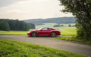 Cars wallpapers Porsche 911 Carrera Coupe (Guards Red) - 2019