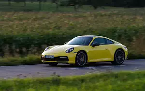 Cars wallpapers Porsche 911 Carrera Coupe (Racing Yellow) - 2019