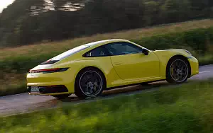 Cars wallpapers Porsche 911 Carrera Coupe (Racing Yellow) - 2019