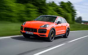 Cars wallpapers Porsche Cayenne Turbo Coupe (Lava Orange) - 2019