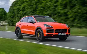 Cars wallpapers Porsche Cayenne Turbo Coupe (Lava Orange) - 2019