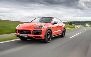 Cars wallpapers Porsche Cayenne Turbo Coupe (Lava Orange) - 2019