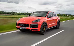 Cars wallpapers Porsche Cayenne Turbo Coupe (Lava Orange) - 2019