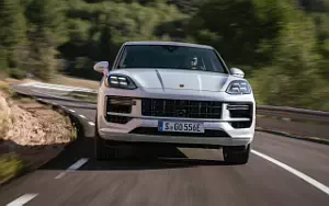 Cars wallpapers Porsche Cayenne Turbo E-Hybrid (Carrara White Metallic) - 2023
