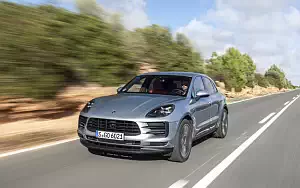 Cars wallpapers Porsche Macan (Dolomite Silver Metallic) - 2018