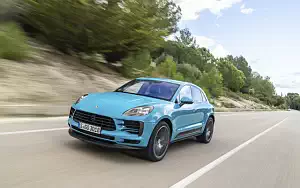 Cars wallpapers Porsche Macan (Miami Blue) - 2018