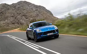 Cars wallpapers Porsche Macan Turbo (Sapphire Blue Metallic) - 2019