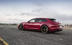 Cars wallpapers Porsche Panamera Turbo S E-Hybrid Sport Turismo (Carmine Red) - 2017