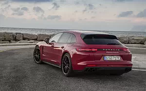 Cars wallpapers Porsche Panamera Turbo S E-Hybrid Sport Turismo (Carmine Red) - 2017