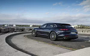 Cars wallpapers Porsche Panamera Turbo S E-Hybrid Sport Turismo (Night Blue Metallic) - 2017