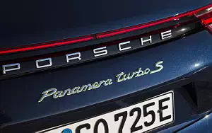 Cars wallpapers Porsche Panamera Turbo S E-Hybrid Sport Turismo (Night Blue Metallic) - 2017