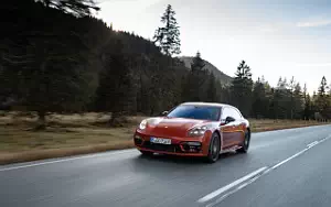 Cars wallpapers Porsche Panamera 4 E-Hybrid Sport Turismo SportDesign Package (Papaya Metallic) - 2020