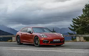 Cars wallpapers Porsche Panamera 4 E-Hybrid Sport Turismo SportDesign Package (Papaya Metallic) - 2020